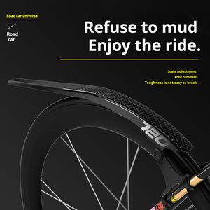 Guardabarros para Bicicleta de Carretera ENLEE, Diseño Melon Cart, para Bicicleta de Gravel, Liberación Rápida, Extensible, Ajustable, <span class=keywords><strong>700C</strong></span>, Protección Contra Salpicaduras - Product Image 3