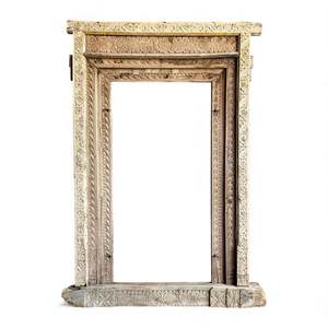 Luxury Vintage Wooden <b>Mirror</b> <b>Frame</b> for Home Decor for Bathroom and Living Room Wedding Suitable - Product Image 1