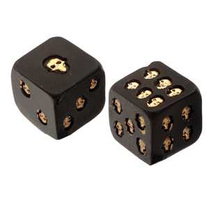 Juego de Dados de Calavera de 2 Piezas de Alta Calidad, Cubo Poliédrico de Tacto Suave para Juegos de Azar y Juegos de Mesa - Product Image 2