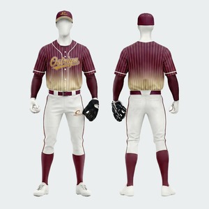 2026 New Design High Quality Adult <b>Baseball</b> Uniforms <b>Set</b> Custom Size with Printed Front Latest Style in Solid Color Breathable - Product Image 6
