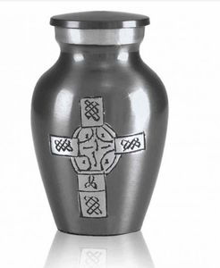 โกศเผาเถ้ากระดูกมนุษย์แกะสลักมาใหม่โกศสีฟ้า - Product Image 3