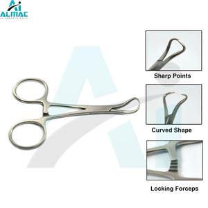 คีมห้ามเลือดพรีเมี่ยม almac backhaus Ball SOCKET ที่หนีบผ้าเช็ดตัวคีมและ Ball/Ball 5-1/8 "(13.0ซม.) ความยาวโดยรวม - Product Image 1