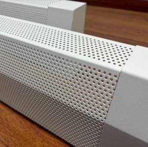 Cache-<span class=keywords><strong>radiateur</strong></span> de <span class=keywords><strong>plinthe</strong></span> en acier galvanisé de 1,2 m avec embouts, protection facile à installer pour radiateurs électriques et hydroniques de <span class=keywords><strong>plinthe</strong></span> - Product Image 2