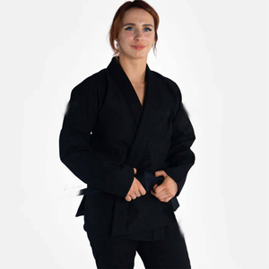 Uniforme de Lucha Libre Blanco Personalizado, Elástico, Ligero y Transpirable, Traje de Entrenamiento de Artes Marciales con Cinturón para Adultos - Product Image 3