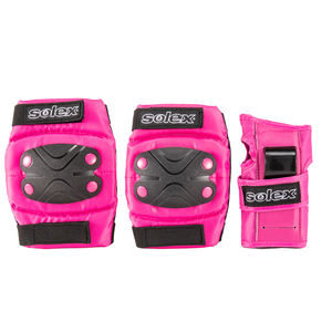 Sangles réglables, coussinets confortables pour la protection des genoux dans les sports d'action - Ensemble de protections en polyester respirant et léger - Product Image 2