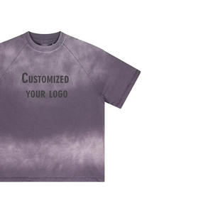 Vêtements pour hommes Printemps/Été 2026 Nouvelle collection tendance décontractée 100% coton biologique anti-boulochage tricoté à manches courtes coupe oversize - Product Image 3