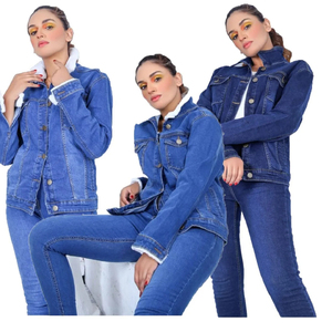 Alta calidad de alta calidad de fábrica al por mayor de alta calidad de las mujeres pantalones vaqueros de algodón transpirable chaqueta más vendida personalizada - Product Image 5