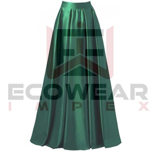 กระโปรงสตรีลำลองสำหรับฤดูร้อนผ้าฝ้าย100% ดีไซน์เป็นเส้นเล็กยาวปรับแต่งได้ - Product Image 5