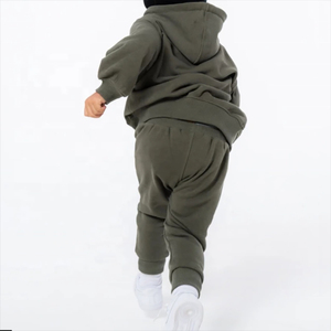Venta al por mayor al aire libre niños chándales personalizados con capucha Jogger con 100% conjuntos de chándal de algodón para el invierno - Product Image 2