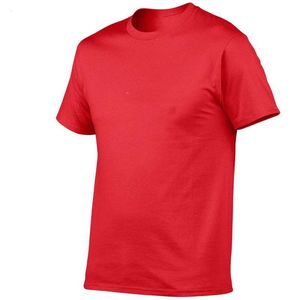 Haute qualité hommes col rond Gym T-Shirt décontracté respirant été 100% coton conception unie à manches courtes - Product Image 4