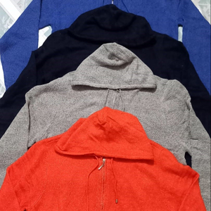 Pull à capuche pour femmes vente en gros stock lot produit du Bangladesh saison d'hiver pull à capuche à fermeture éclair pour dames - Product Image 2