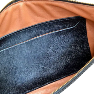 Bolso de lona informal deportivo de lujo de cuero negro Unisex correa ajustable forro de cuero de ajuste Premium herrajes libres de óxido 20-30L - Product Image 4