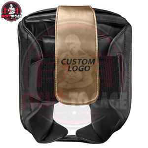 อุปกรณ์ป้องกันศีรษะสำหรับชกมวยแบบเต็มหน้า ทำจากหนัง PU บุกันกระแทก ทนทาน เหมาะสำหรับการฝึกซ้อมและการแข่งขัน สวมใส่สบาย ช่องปากกว้าง - Product Image 5