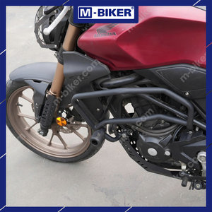 Accessoires de guidon de moto modèle CB300R, protections contre les chocs en acier inoxydable, revêtement électrostatique en poudre, design cyberpunk - Product Image 4