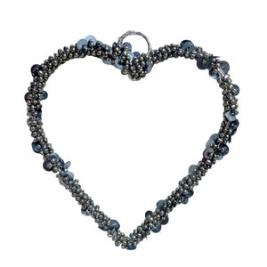 Diseño de corazón de hierro/Cuentas adorno colgante de Navidad niquelado para el hogar vacaciones decoración de Navidad hecho a mano a granel - Product Image 2