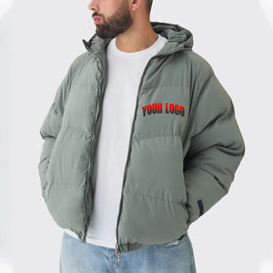 Nouveau arrivé 2025 article de vente chaude surdimensionné grande taille doudoune pour hommes chaud confortable hip hop veste d'hiver pour hommes - Product Image 1