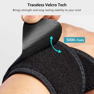 Soporte de Muñeca Ajustable de Neopreno, Transpirable, con Correa de Compresión para Fitness y Levantamiento de Pesas, Cierre de Gancho y Bucle, OEM - Product Image 6