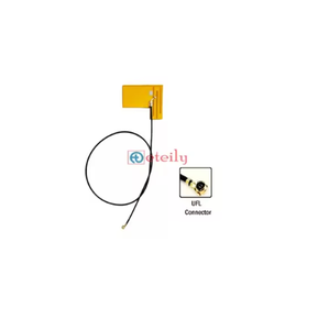 Antenne compacte 2.4GHz PCB jaune 63x11mm avec câble 1.13mm + connecteur UFL pour Application interne - Product Image 4
