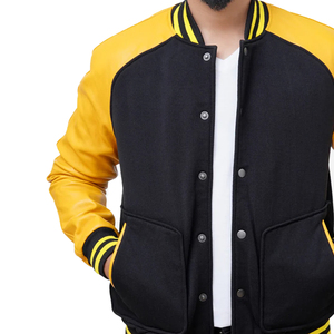 Último diseño de moda de alta calidad American Street Fashion Baseball Wear Letterman Varsity Jacket para hombres - Product Image 5