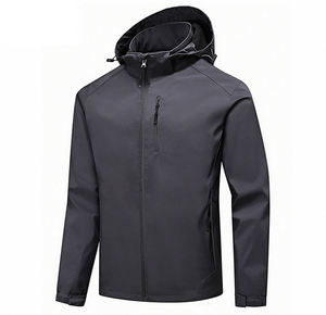 Haute qualité personnalisé hommes automne fermeture éclair polaire sweats à capuche respirant brodé 100% coton couleurs et Logo personnalisés - Product Image 5