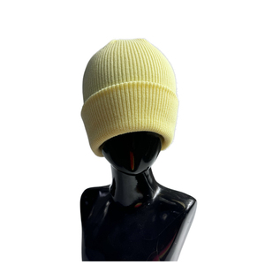 Chapeau beanie en tricot tendance, chaud, doux, confortable, doublé en polaire, bonnet extensible, élégant, pour l'extérieur, par temps froid, pour l'hiver - Product Image 4