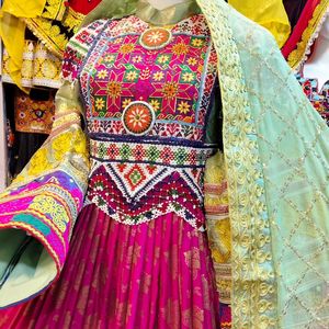 High Quality Handmade Afghani <b>Dress</b> for <b>Women</b> Traditional Silk Clothing Best Material for Summer Vintage Style-0575 - Product Image 1