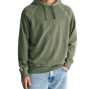 Sweat à capuche surdimensionné d'hiver en tissu français de luxe vintage pour homme, épais et lourd, 100% coton, streetwear, imprimé, logo brodé - Product Image 5