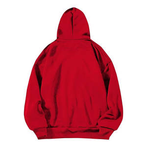 Sudadera con capucha de lana de invierno de peso pesado para mujer, logotipo personalizado, estampado frontal, grueso, liso, transpirable, sudaderas con capucha al por mayor - Product Image 6
