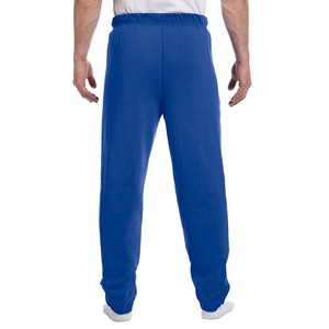 Pantalones Deportivos Casuales de Invierno para Hombre, Marca Nisar Sons Industry, Talla Mediana, 100% Algodón, con Cordón Ajustable, Color Azul - Product Image 3