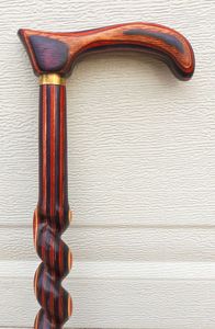 ไม้เท้าไม้ปรับได้พร้อมนอตหลายอันไม้เท้าแข็งแรงสำหรับผู้สูงอายุตามมาตรฐานสากล - Product Image 6