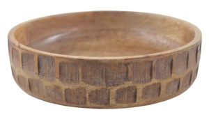Bol en bois noir antique élégant et durable de style américain, fabriqué à la main, prix direct usine IHA, pour fêtes et usages multiples en cuisine - Product Image 3