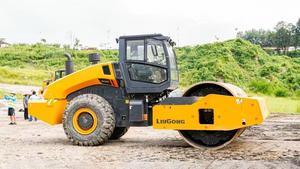 6636E 36Ton Compacteur de route à tambour unique Machines de construction vibrantes mécaniques - Product Image 5