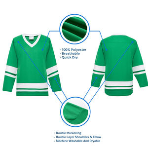 2024 mejor calidad personalizado secado rápido Pro uniformes de hockey sobre hielo al por mayor Ice Hokey Team Logo Jerseys - Product Image 4