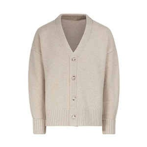 Pull cardigan en laine mélangée respirante pour homme, design luxueux, doux et tricoté, design moderne - Product Image 1