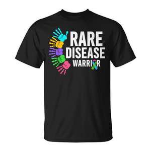T-shirt promotionnel de sensibilisation pour la Journée des maladies rares 2025 – Le T-shirt du combattant contre les maladies rares - Product Image 1