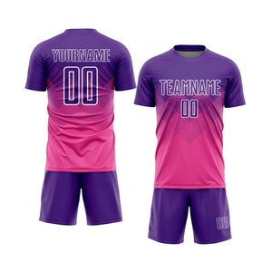 Uniforme de Fútbol Sublimado Personalizado - Ropa Deportiva Transpirable de Manga Corta con Logotipo y Nombre del Equipo Personalizables para Marcas y Equipos - Product Image 2