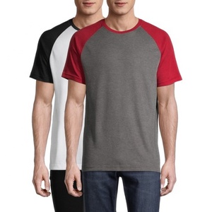Men's <b>Raglan</b> <b>T</b>-<b>Shirt</b> 100% Cotton Knitted O-Neck Collar Short <b>Sleeve</b> Regular Fit Eco-Friendly - Product Image 5