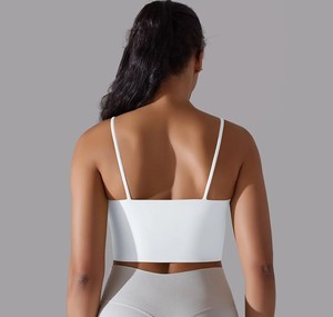 Soutien-gorge de yoga à séchage rapide pour femmes, taille plus, léger, côtelé, à bretelles respirantes, sexy, fitness, gym, soutien-gorge pour femmes - Product Image 4