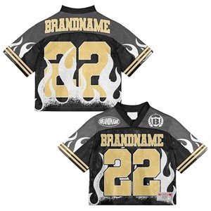 Camiseta Deportiva de Fútbol Americano Personalizada de Malla de Secado Rápido y Corte Cuadrado para Hombre, Nueva Llegada - Product Image 2