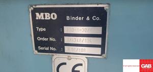 Máquina plegadora de papel tamaño B1 de 16 páginas, económica, en venta - MBO B30 4-4-4 con alimentador de pila redonda - Product Image 6