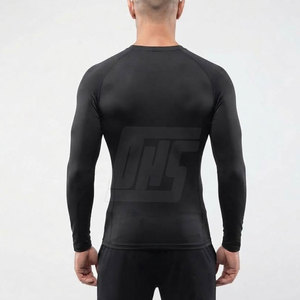 Chemises de compression flexibles pour hommes, légères, à manches longues, pour la course à pied, l'entraînement, la remise en forme, le sport, haut de gamme pour la performance sportive - Product Image 4