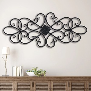 Décoration murale élégante en métal pour l'intérieur de la maison, du salon, de la chambre à coucher et du bureau, tenture murale en fer pour l'intérieur et l'extérieur de la maison - Product Image 4