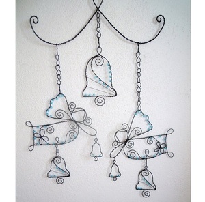 Juego de 2 Adornos Navideños Modernos de Hierro Forjado Hechos a Mano con Diseño Personalizado para Decoración Navideña del Hogar - Product Image 5