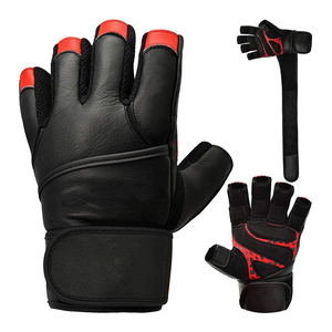 Gants de poids en cuir, pour la musculation, l'entraînement, la gymnastique, g - Product Image 3