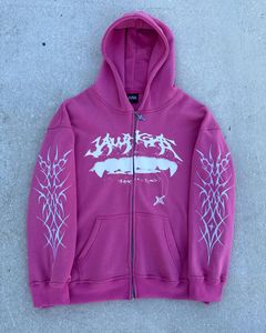 Sudadera con capucha de invierno personalizada para hombre con diseño de araña 3D Sudadera con capucha y cremallera bordada de nuevo diseño más vendido - Product Image 2