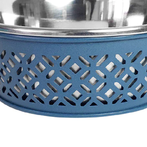 ชามใส่อาหารสัตว์เลี้ยงสแตนเลสทนทานระดับพรีเมียมพร้อมฝาปิดแบบถอดได้ ความสะดวกสบายและความสะดวกสบายที่สุดในช่วงมื้ออาหาร - Product Image 6