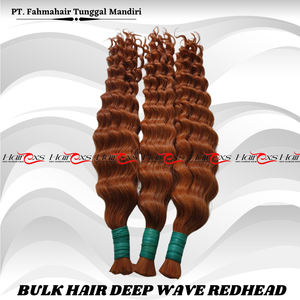 ผมแท้แบบชาวอินโดนีเซียผมเรมี่มัดผมแบบลอนผมมนุษย์จำนวนมากผมสวยหลากหลายสีรวมทั้งสีแดงที่มีคุณภาพ - Product Image 5
