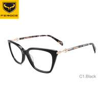 Gafas Ópticas de Lujo FEROCE con Diseño de Ojo de Gato, Unisex, Modernas, Monturas de Gafas con Nuevo Diseño