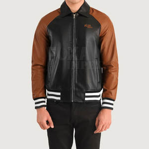 Vestes Lettermen de conception OEM Veste d'hiver légère à col montant en laine et tissu de haute qualité fabriquée au Pakistan - Product Image 1