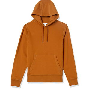 Venta al por mayor de los hombres 100% de algodón de lavado ácido pulóver Sudadera con capucha bordado Sun Faded Effect y Boxy silueta de largo - Product Image 1